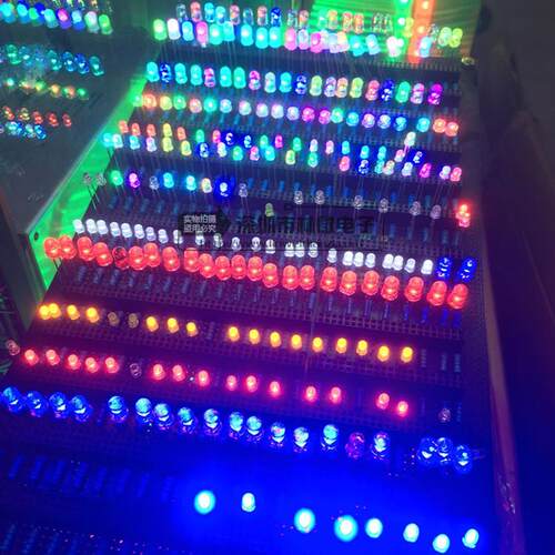 3MM红灯 F3红发红光/绿灯黄灯 LED发光二极管加长脚超长脚37-39MM