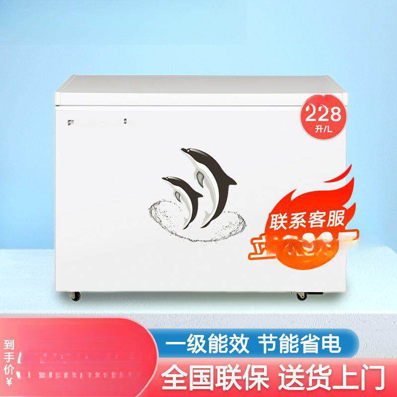 冰柜家用小型大容量全冷冻冷藏两用保鲜柜小冰柜商用冰箱