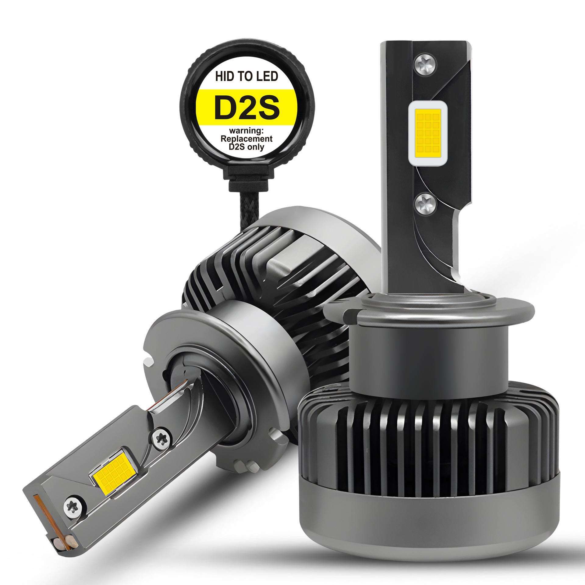 汽车LED大灯D系列 D1SD2SD3SD4SD5D8 双铜管导热led灯前大灯
