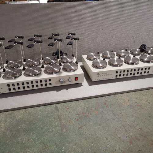 多头磁力搅拌器HJ-10速度可调定时不锈钢加热盘