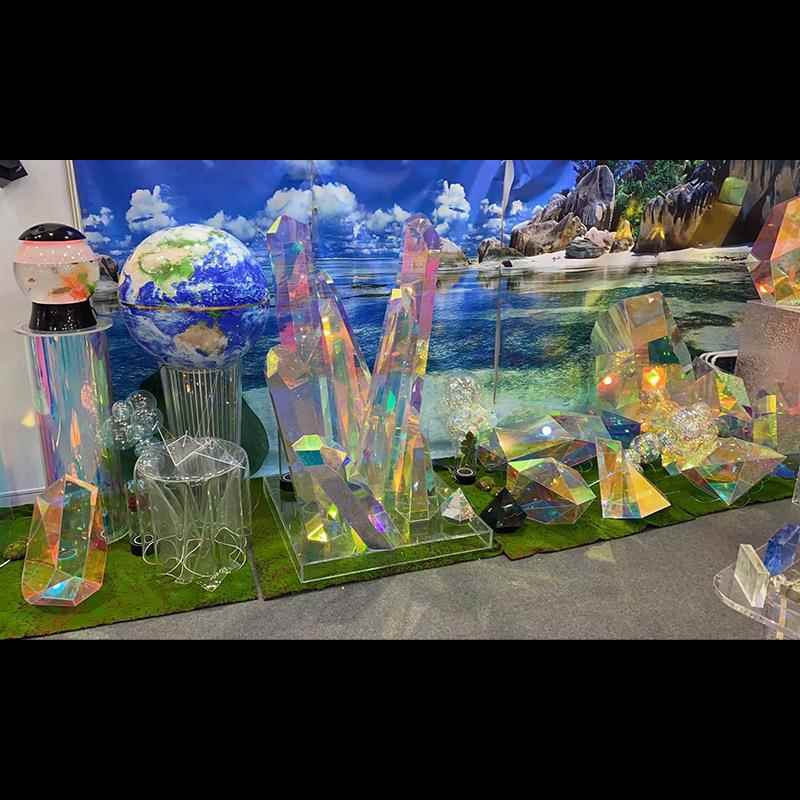 亚克力展示架陈列道具装饰设计橱窗道具展示架摆台异性亚克力板