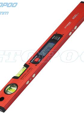 ETOPOO带磁数显水平尺M400M角带背灯AQI带磁ABS数显水平尺度尺