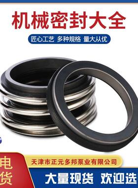 泵用机械密封ISW/ISG/IRG/IHG/YG/RBW/RBR型管道泵用机械密封轴封