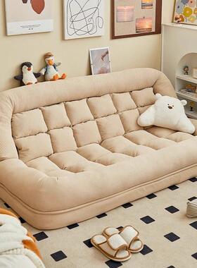 懒人沙发人类狗窝可躺可睡单人可折叠沙发床小户型卧室两用沙发床