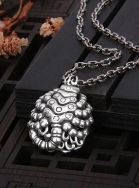 2026如法莲师九头火焰铁蝎佛珠项链吊坠天铁五金娘拉铁蝎护身挂坠