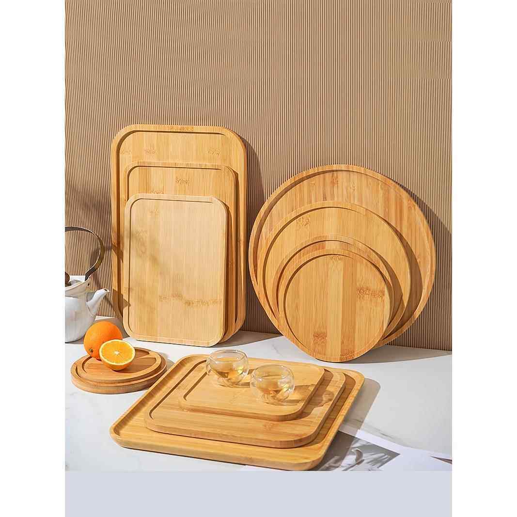 托盘竹制酒店茶水家用水果盘子竹木餐具快餐盘子茶杯点心盘烧烤盘,餐饮具,盘,淘宝优惠券,粉丝福利购,淘宝优惠卷