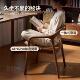 实木桌椅子新款 家用特靠背椅舒美椅办公手中古扶餐椅主人茶NB111N