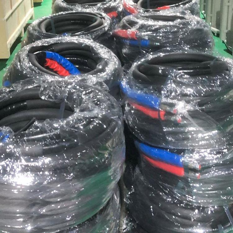 出口美国高压喷涂机管路 36V加热管道 双组份胶管铜带加热管