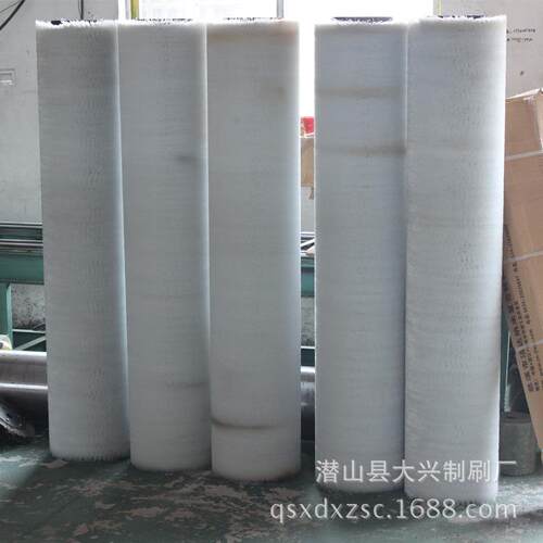 大兴厂家生产各种尼龙清洗毛刷辊 缠绕毛刷辊 除尘抛光毛刷辊