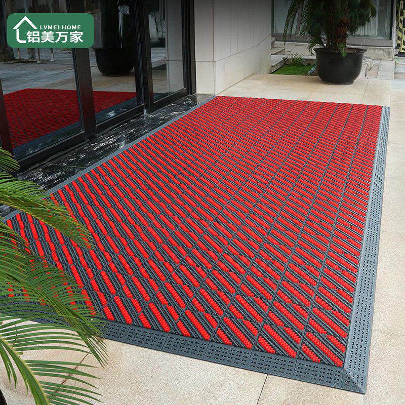 店铺门口防滑地垫室外进门入户门垫户外防水防晒地毯院子镂空脚垫