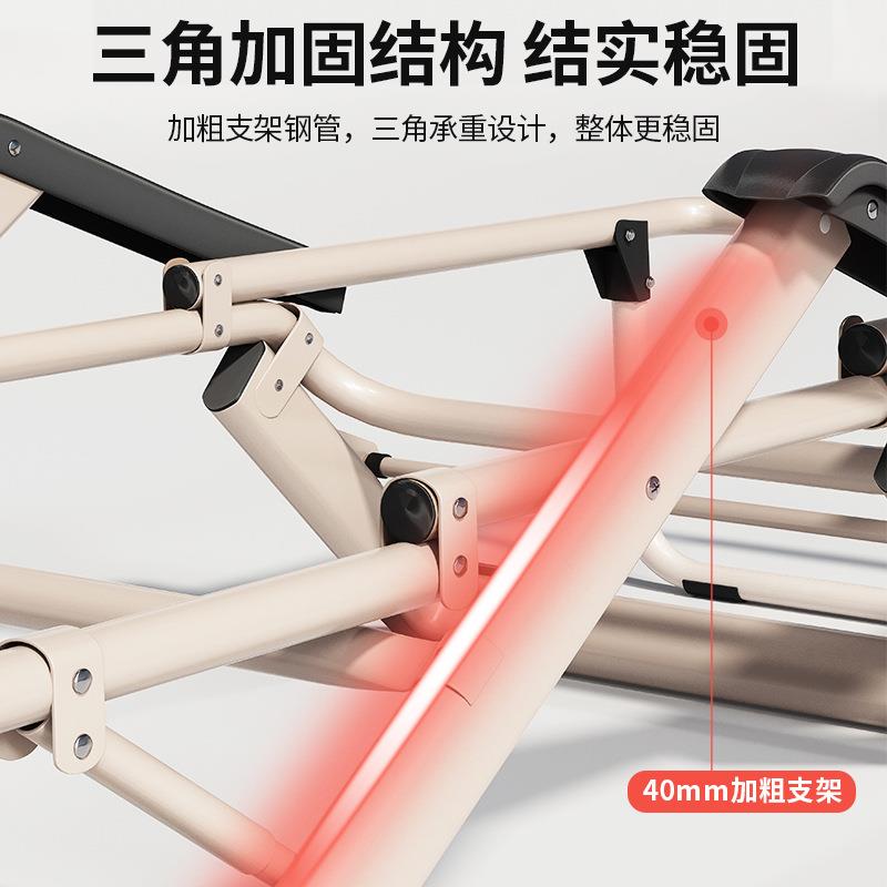 躺椅午休折叠靠椅子可LOM坐可躺办背室午公睡床家休闲懒用人椅老