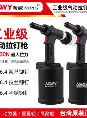 耐威4D664大拉力工业级不锈钢钉海马钉拉丝铆钉气动拉钉枪铆钉枪
