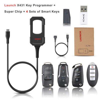 元徵X431汽车钥匙编程器 支援遥控晶片套件 LAUNCH汽车维修工具