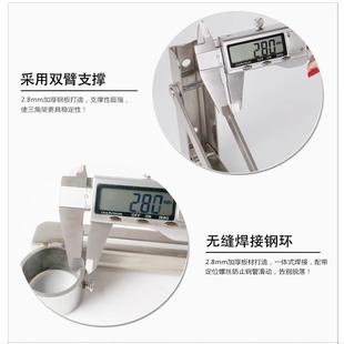 不锈钢三角支撑架可折叠测装窗户晾衣架外墙挂壁晒衣杆配件法兰座