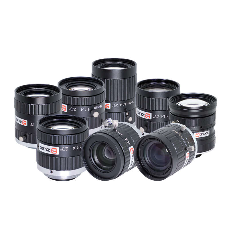 工业相机镜头6mm8mm12mm50mm焦距500万F1.4大光圈镜头C口低畸变FA