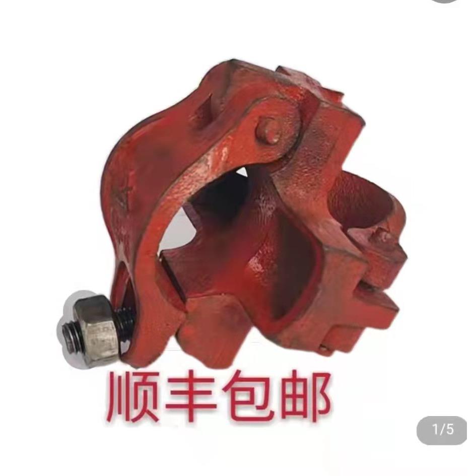 建筑用十字扣件 钢管连接器扣件 48毫米转向扣件 高承重连结扣件