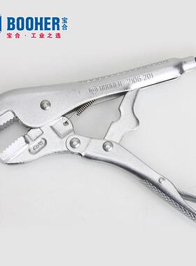 Booher宝合手动工具 直口带刃大力钳BH2106201/02 7