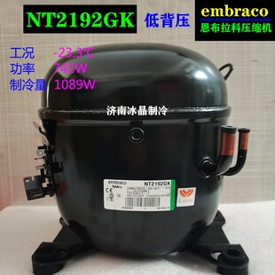 6222 原装 embraco恩布拉科NT2180GK NT2192 R404A压缩机 6226GK