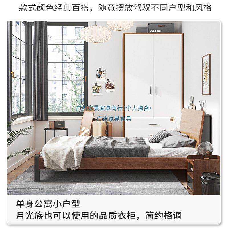 衣柜家简用卧室小户000型租易衣柜收纳柜房间木质出房经济子型挂