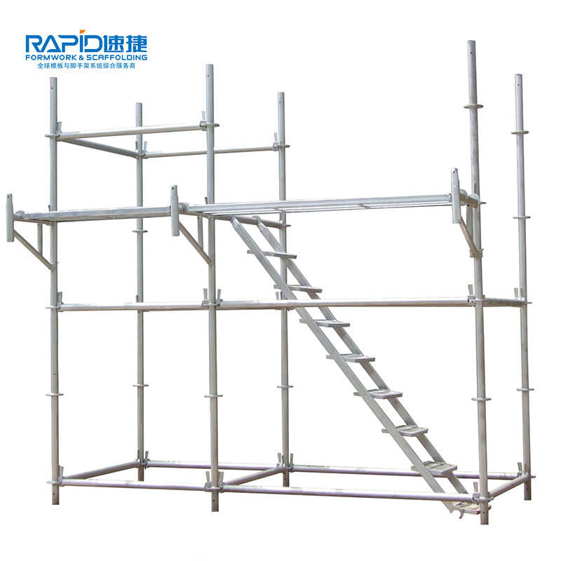 盘扣系统圆盘脚手架圆盘系统外墙铝合金脚手架工作爬梯架安全梯