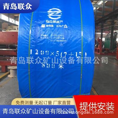 ST1000强拉力钢丝绳运输带铁矿用耐高温型钢丝绳芯输送带