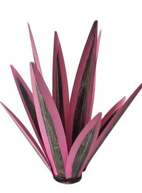 铁艺装龙舌兰金属摆件铁制工艺户外品植花688物园草坪饰品