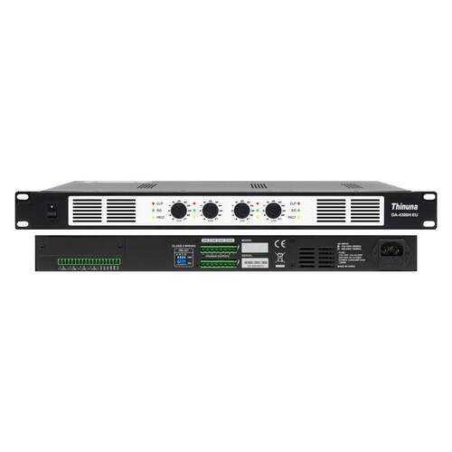 Thinuna DA-4600H EU 四通道模块化定压数字功放公共广播系统