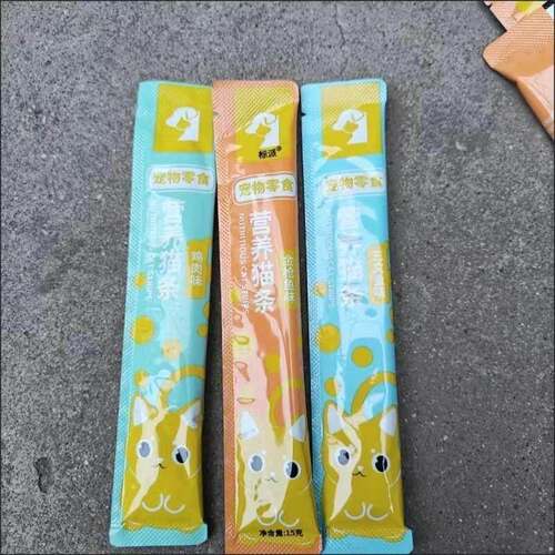 好货标派宠物小猫咪猫条营养三文鱼湿粮喵咪零食成猫幼猫发腮