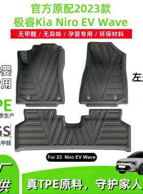 适用2023款起亚极睿Kia Niro EV Wave汽车脚垫全环保耐脏TPE脚垫