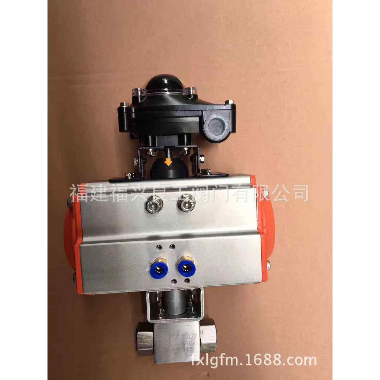 气动三通换向球阀 不锈钢Y型三通球阀GYQ135F-16P DN50 80 100