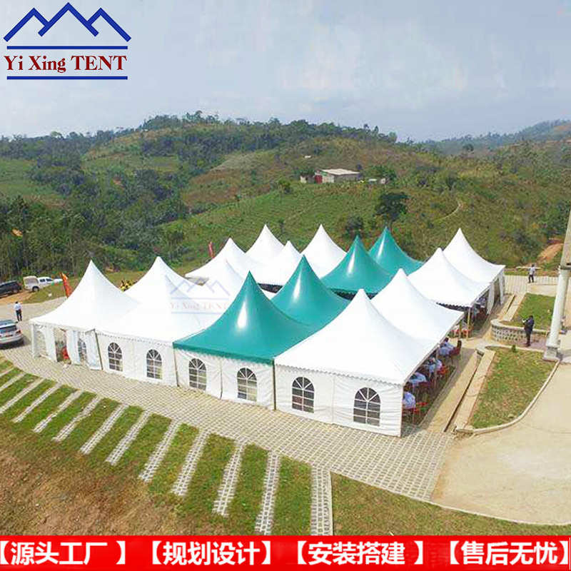 尖顶帐篷户外活动展览帐篷 铝合金欧式帐篷 Pagoda tent