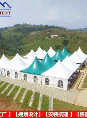尖顶帐篷户外活动展览帐篷 铝合金欧式帐篷 Pagoda tent