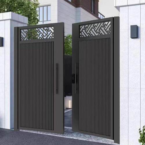 铝合金室外庭院大门庭院栅栏花园房屋门不锈钢电动单双开双开门