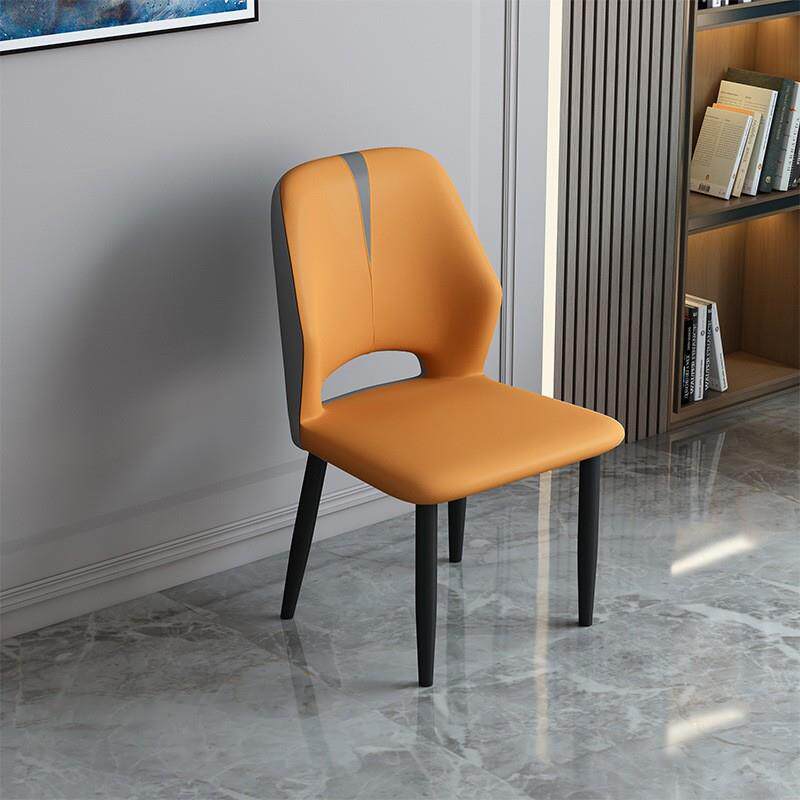 轻奢餐椅家用高级感网红餐桌凳子北欧休闲靠背椅酒店餐厅洽谈椅子