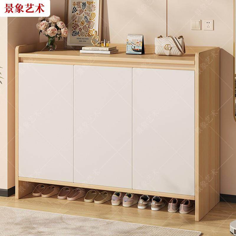 鞋柜现代简约多功能玄关柜家用门口入户大容量收纳储物柜多层鞋架