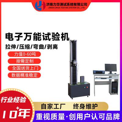 力华铁丝抗拉强度试验机防爬刺绳滚笼网拉力试验机