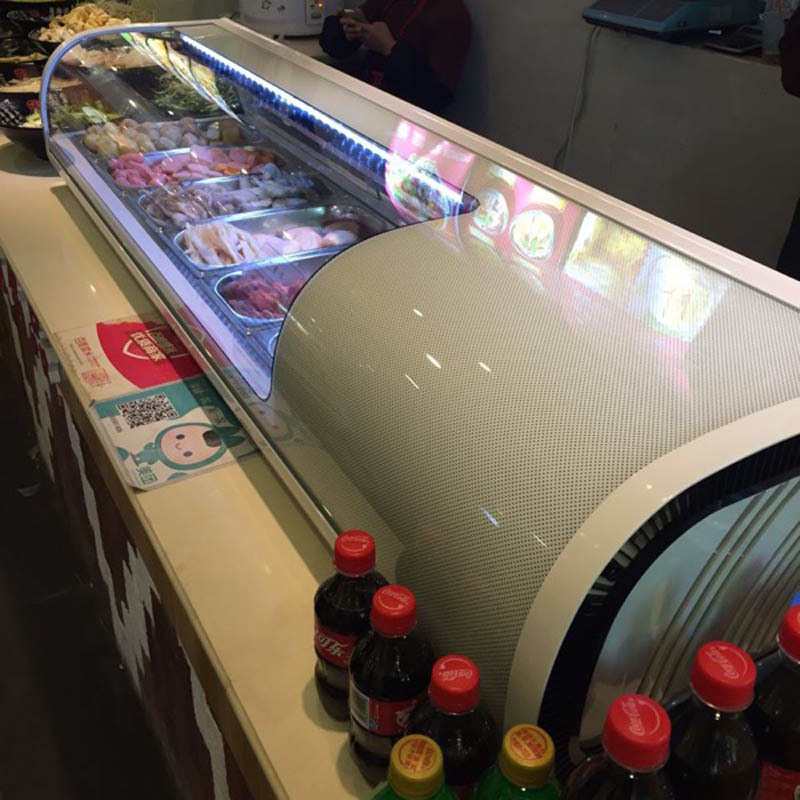 供应台式寿司柜甜品卤菜熟食水果三文鱼刺身冷藏保鲜展示柜冷藏柜