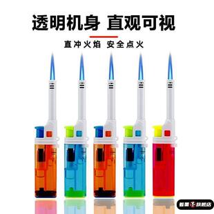 煤气灶防风长杆点火器打火机电子酒精块点火棒厨房艾灸家用点火枪