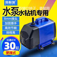 钻孔机钻孔专用潜水泵打孔洞钻孔机水泵220V小微形型抽水泵棒磅机