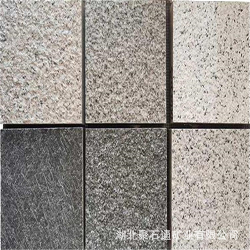 地铺芝麻灰石英砖芝麻灰砖定制火烧板外墙干挂