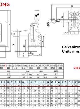 厂家接组立快焊式夹钳工GLP装夹具检具夹钳HSCHGH7速0320
