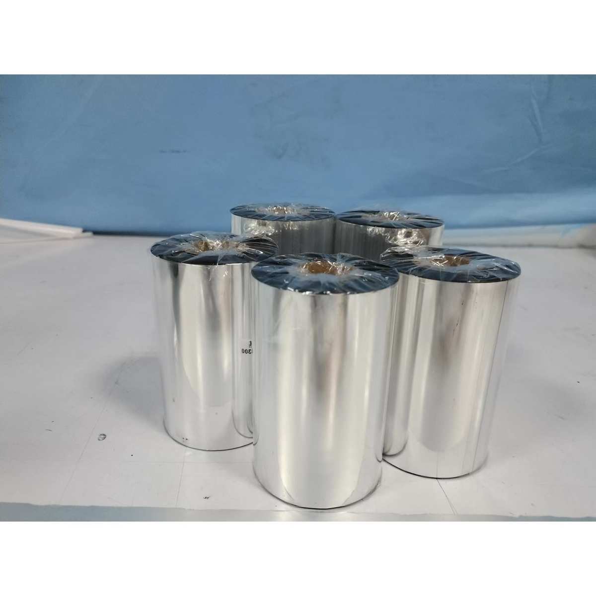 全树脂基碳带哑银pet合成纸条码标签打印机条码色带蜡基碳带定制