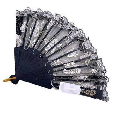 Lace Hand Fan for Heat Dissipation Elegant Lace Folding