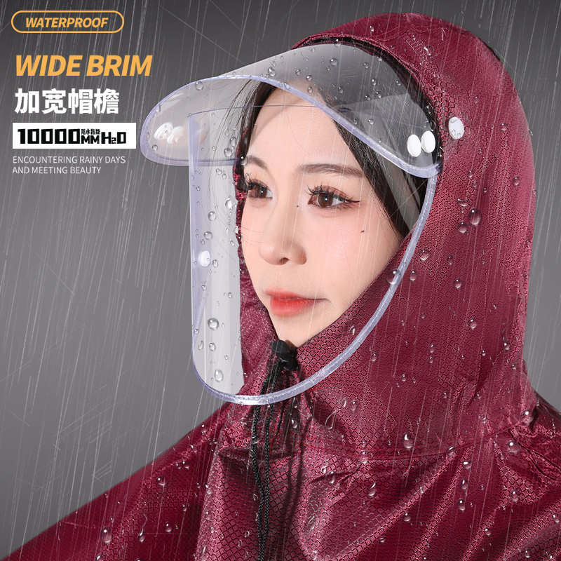 双人专用雨衣电动车雨披长款全身防暴雨男女款成人外穿单骑车摩托
