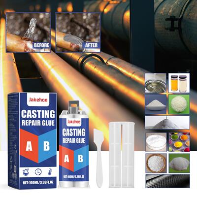Jakehoe Metal Casting Adhesive AB Epoxy for Metal Repair, We