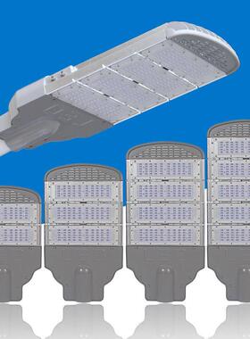 LED路灯头户外防水市电220V模组100W150W200W00W400道路照明路灯
