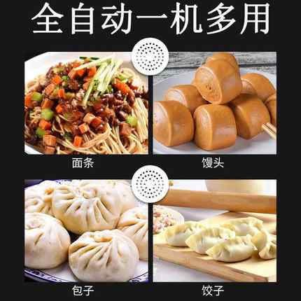 压面电机商用全新自LMB动包子店鸿兴型馒拉头面擀面动揉面压皮一