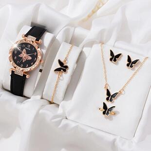 5pcs Set Women Watches Luxury Female Clock Quartz Wristwatch