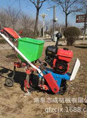 农用播种机EKH油小型双行自追走式机肥手推汽耘播机