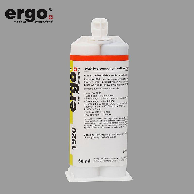 ergo 1920低气味丙烯酸结构胶 金属塑胶用AB胶 磁铁粘接胶水